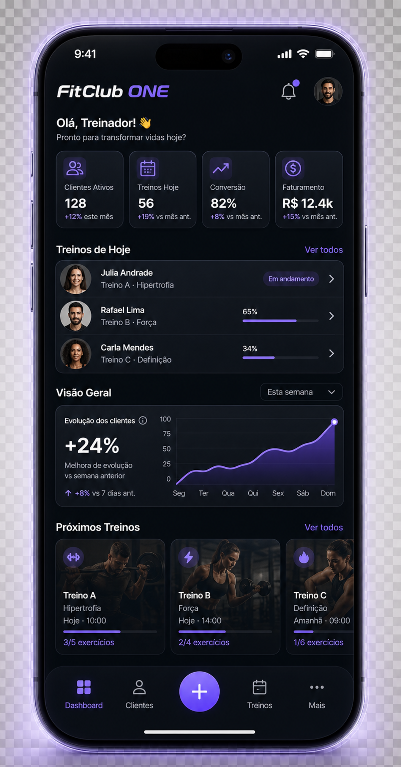 FitClub App Hero